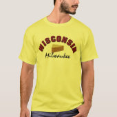 Wisconsin Cheese Custom Town Name T-shirt (Voorkant)