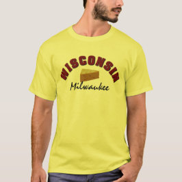Wisconsin Cheese Custom Town Name T-shirt