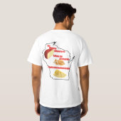Wisconsin Cheese Guy T-shirt (Achterkant volledig)