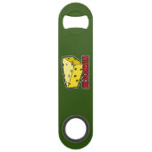 Wisconsin Cheese Wedge Speed Flessenopener (Voorkant)