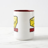 Wisconsin Cheese Wedge Tweekleurige Koffiemok (Center)