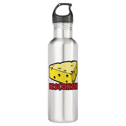 Wisconsin Cheese Wedge Waterfles (Voorkant)