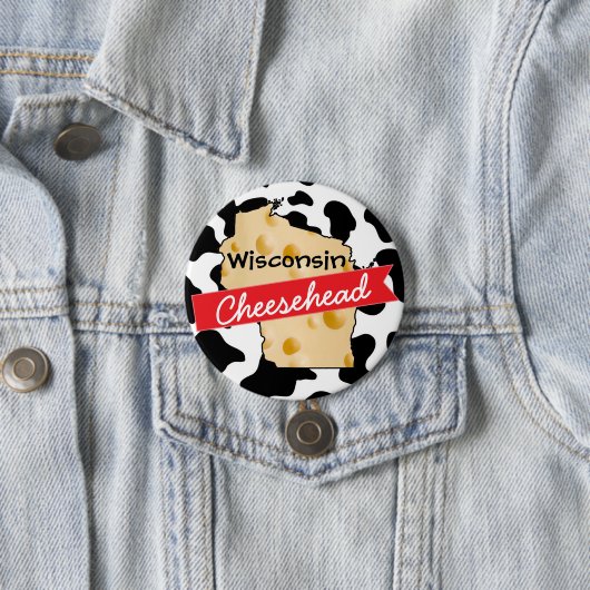 Wisconsin Cheesehead Button (In situ)