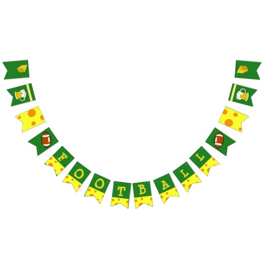 Wisconsin Cheesehead Football Party Banner (Alle)