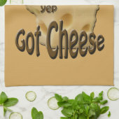 Wisconsin Cheesehead heeft een Tsjetsjeense keuken Theedoek (Gevouwen)