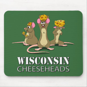 Wisconsin Cheesehead Mice Muismat