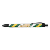 Wisconsin Cheesehead Pen Green en Gold (Bovenkant)