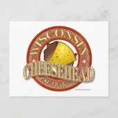 Wisconsin Cheesehead Seal Briefkaart (Voorkant)