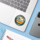 Wisconsin Cheesehead Staat Souvenir Sticker (Laptop met iPhone)
