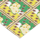 Wisconsin Cheesehead Wisconsin Sportkleuren Tafelkleed (Gekanteld)