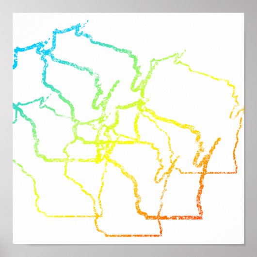 wisconsin chill blur poster (Voorkant)