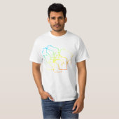 wisconsin chill blur t-shirt (Voorkant volledig)