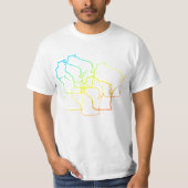 wisconsin chill blur t-shirt (Voorkant)