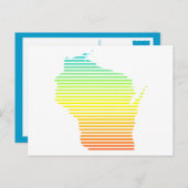 wisconsin chill fade briefkaart (Voorkant / Achterkant)