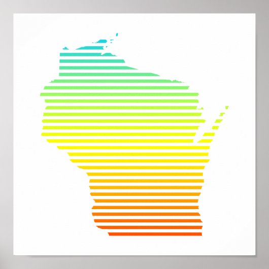 wisconsin chill fade poster (Voorkant)