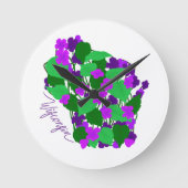 Wisconsin Clock Ronde Klok (Voorkant)