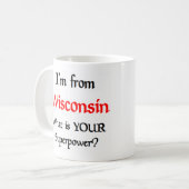 wisconsin coffee mug koffiemok (Voorkant links)