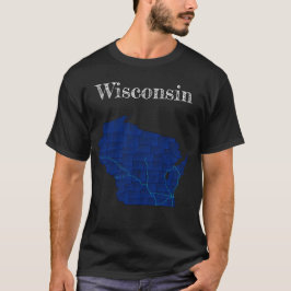 Wisconsin County's en deelstaten T-shirt