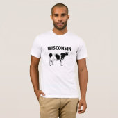 Wisconsin Cow t shirt (Voorkant volledig)