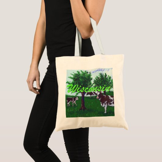 Wisconsin Cows Tote Bag (Voorkant (product))