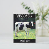 Wisconsin Dairy Cow Briefkaart (Staand voorkant)