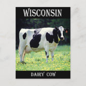 Wisconsin Dairy Cow Briefkaart (Voorkant)