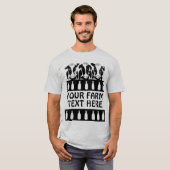 Wisconsin Dairy Koe Uw Boerderij T-shirt Sjabloon (Voorkant volledig)