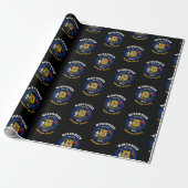 WISCONSIN DASBADGE VLAG CADEAUPAPIER (Uitgerold)