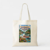 Wisconsin Dells Adventure – Waterparks and Ducks Tote Bag (Achterkant)