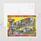 Wisconsin Dells  Big Letters Briefkaart (Voorkant / Achterkant)