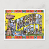 Wisconsin Dells  Big Letters Briefkaart (Voorkant)