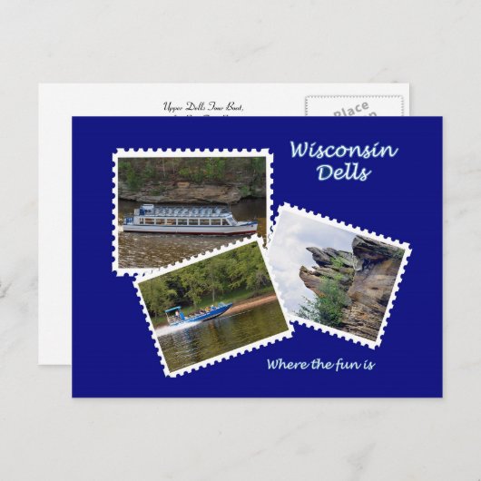 Wisconsin Dells Briefkaart (Voorkant / Achterkant)
