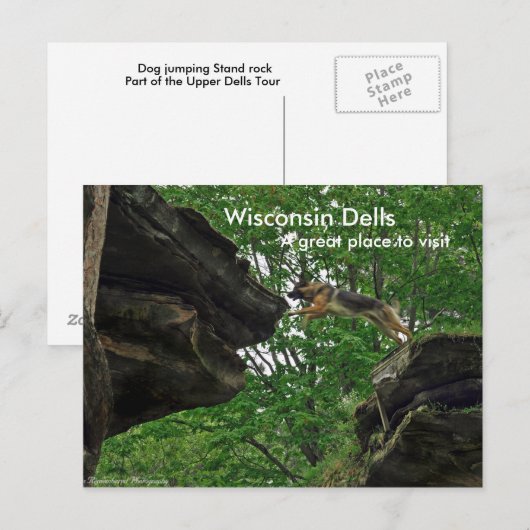 Wisconsin Dells, een geweldige plek ... Briefkaart (Voorkant / Achterkant)