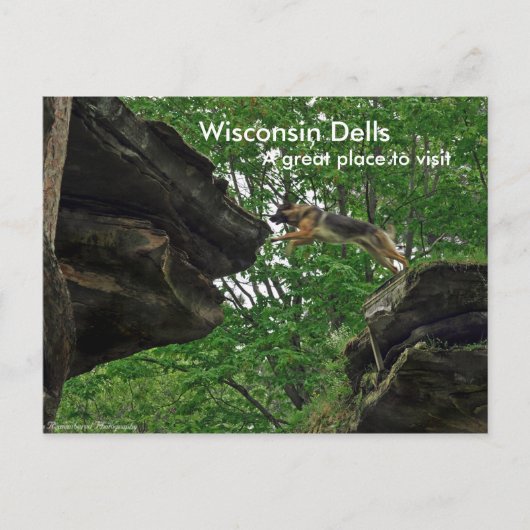 Wisconsin Dells, een geweldige plek ... Briefkaart (Voorkant)