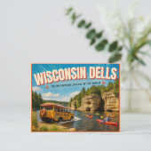 Wisconsin Dells Eenden Wisconsin Briefkaart (Staand voorkant)