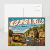 Wisconsin Dells Eenden Wisconsin Briefkaart (Voorkant / Achterkant)