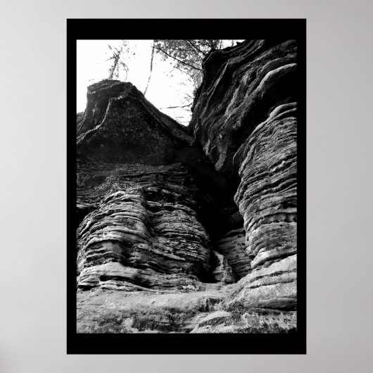 Wisconsin Dells Rocks Poster (Voorkant)