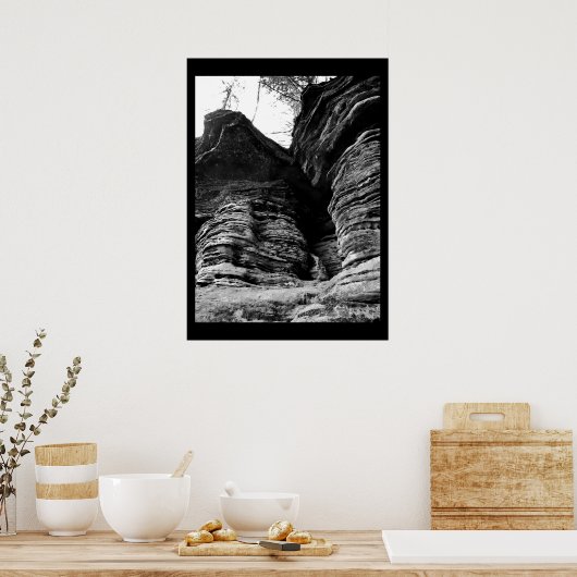 Wisconsin Dells Rocks Poster (Keuken)