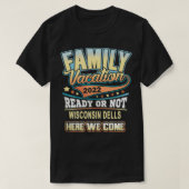 Wisconsin Dells Vacation Best Family 2022 T-shirt (Design voorkant)