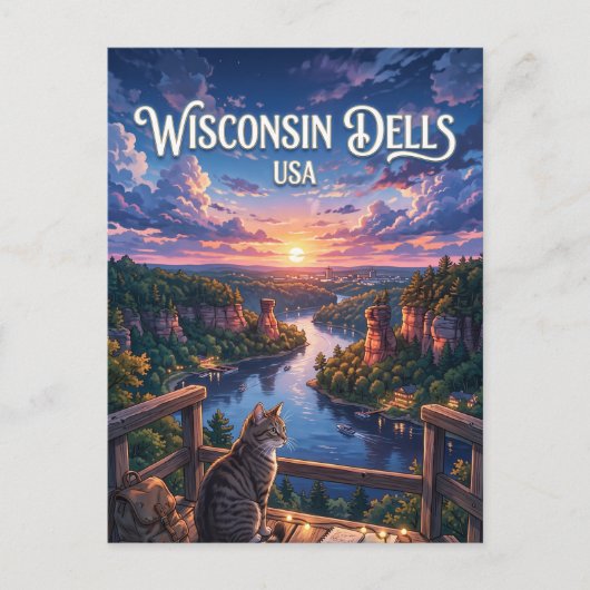 Wisconsin Dells VS Briefkaart (Voorkant)