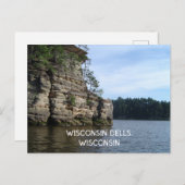 WISCONSIN DELLS, WISCONSIN briefkaart souvenir (Voorkant / Achterkant)