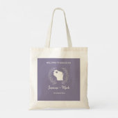 Wisconsin Destination Wedding Welcome Tote Bag (Achterkant)