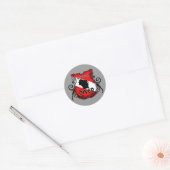 Wisconsin Diver Ronde Sticker (Envelop)
