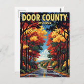  Wisconsin Door County Travel Briefkaart (Voorkant / Achterkant)