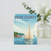  Wisconsin Door County Travel Briefkaart (Staand voorkant)
