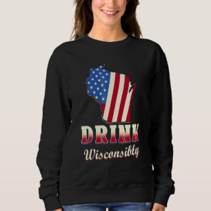 Wisconsin Drinkende Alcoholische Wisconsinites Bie Trui