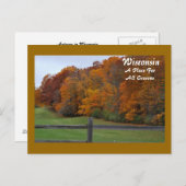 Wisconsin, een plek voor.. briefkaart (Voorkant / Achterkant)