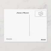 Wisconsin, een plek voor.. briefkaart (Achterkant)