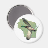 Wisconsin-eend Magneet (Voorkant / Achterkant)