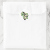 Wisconsin-eend Ronde Sticker (Tas)